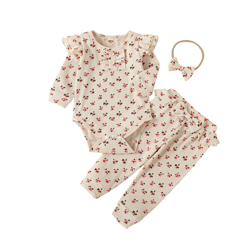 Conjunto Infantil Feminino Botões + Faixa