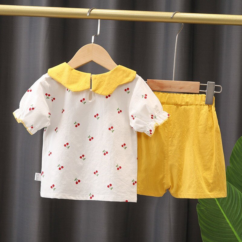 Conjunto Infantil Feminino Cerejinha
