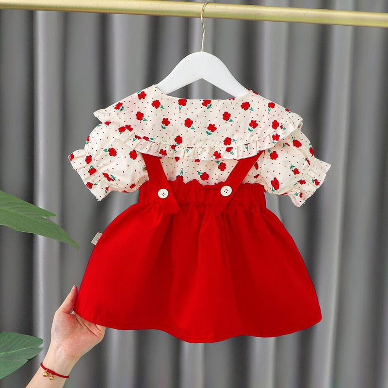 Conjunto Infantil Feminino Flores