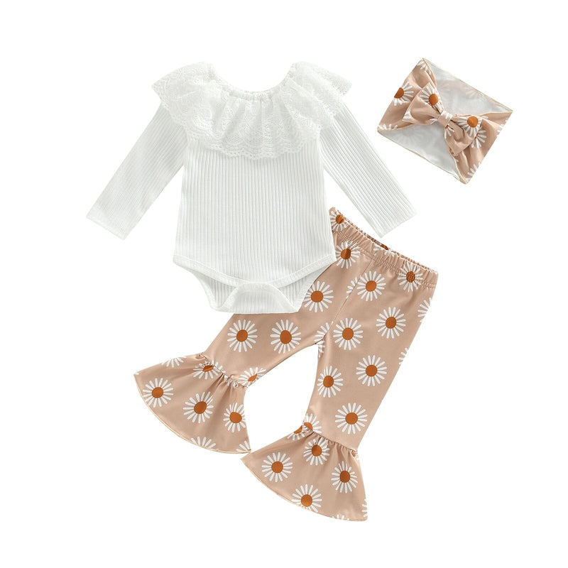 Conjunto Infantil Feminino Margarida + Faixa