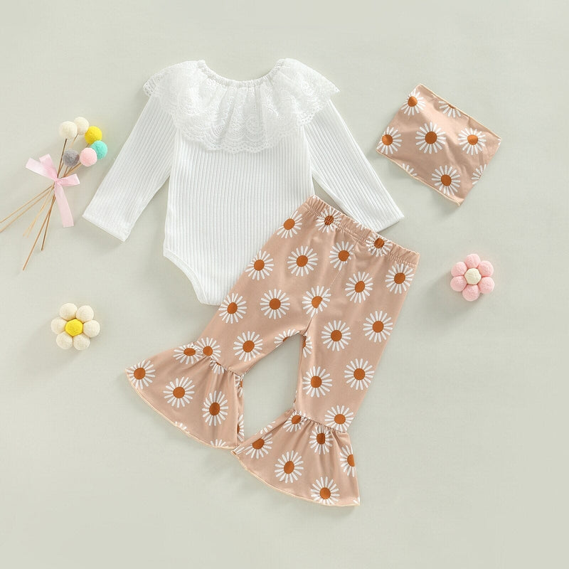 Conjunto Infantil Feminino Margarida + Faixa