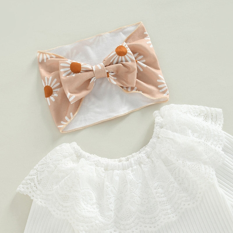 Conjunto Infantil Feminino Margarida + Faixa