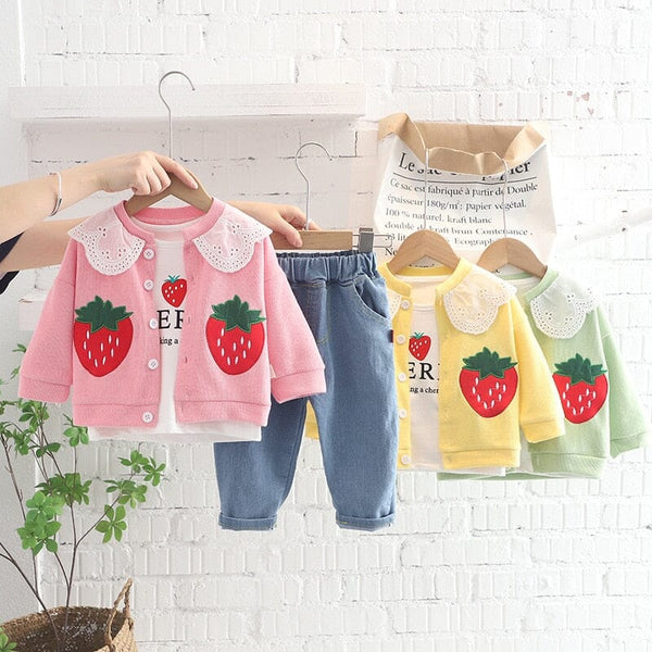 Conjunto Infantil Feminino Moranguinho