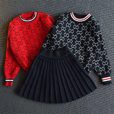 Conjunto Infantil G&D Saia Plissada