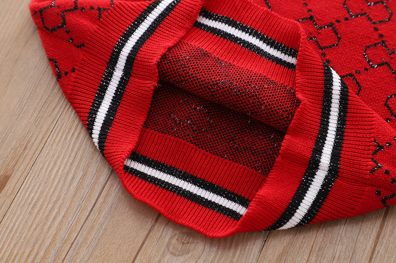 Conjunto Infantil G&D Saia Plissada