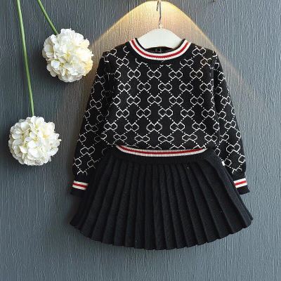 Conjunto Infantil G&D Saia Plissada