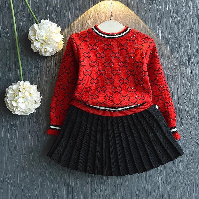 Conjunto Infantil G&D Saia Plissada