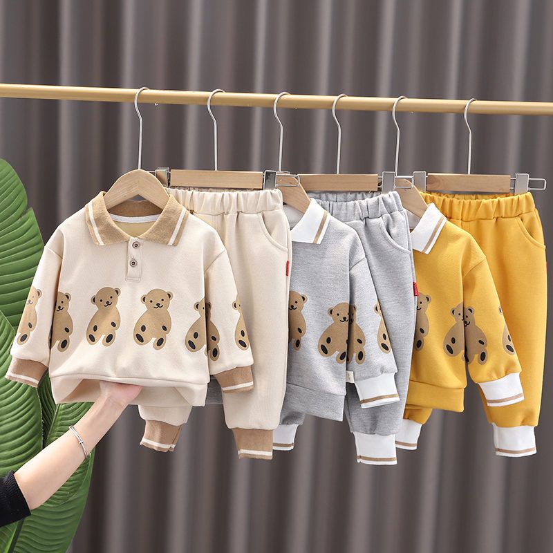 Conjunto Infantil Gola Polo Ursos