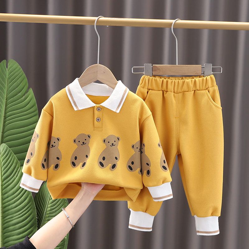 Conjunto Infantil Gola Polo Ursos