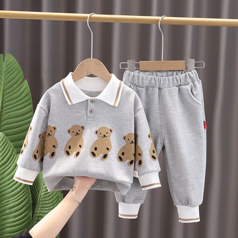 Conjunto Infantil Gola Polo Ursos