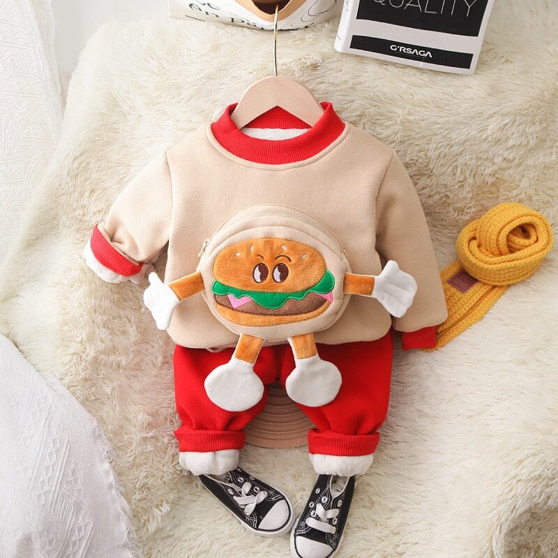 Conjunto Infantil Hambúrguer Térmico