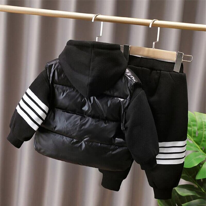 Conjunto Infantil Masculino Inverno Colete 3 Peças