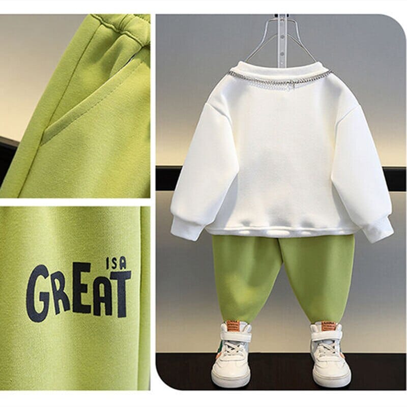 Conjunto Infantil Masculino Inverno Dinossauro