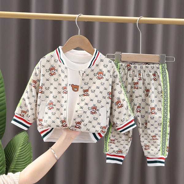 Conjunto Infantil Masculino LV Ursinho