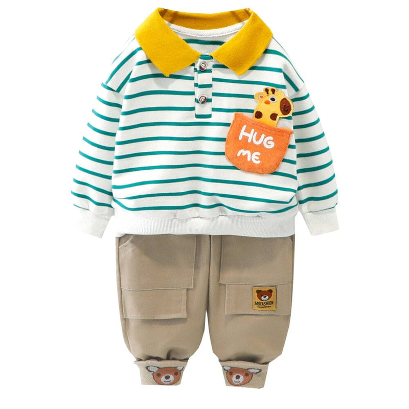 Conjunto Infantil Masculino "Me abrace"
