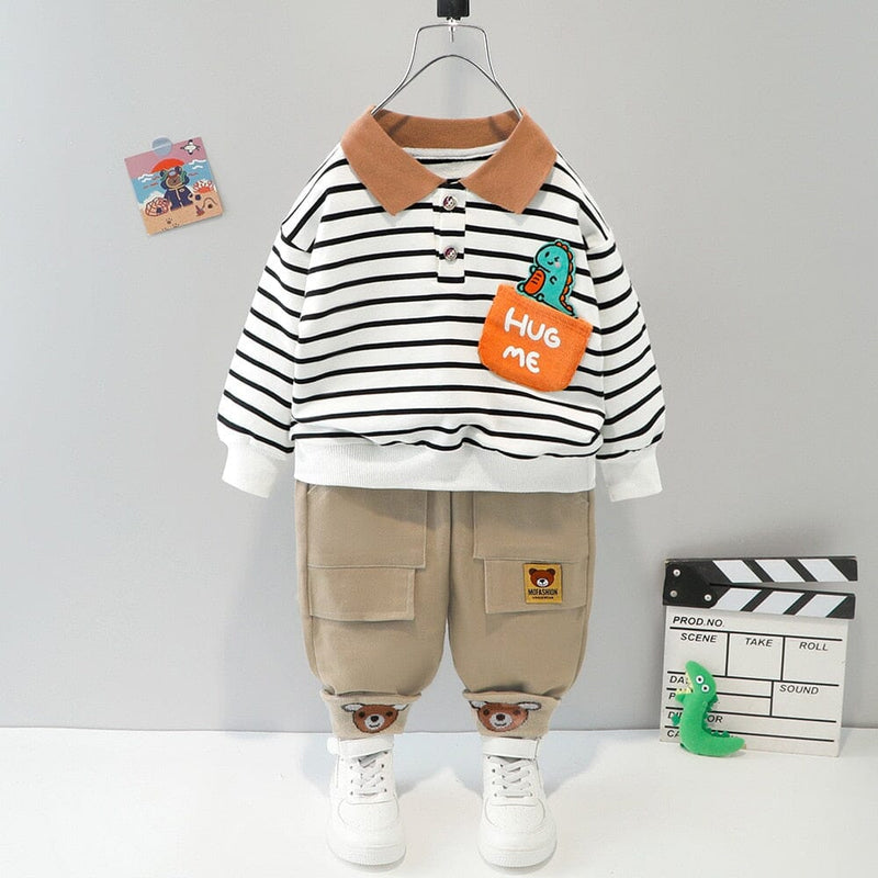 Conjunto Infantil Masculino "Me abrace"