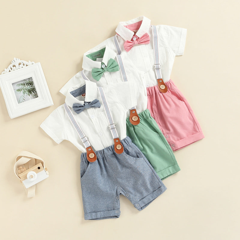 Conjunto Infantil Masculino Suspensório