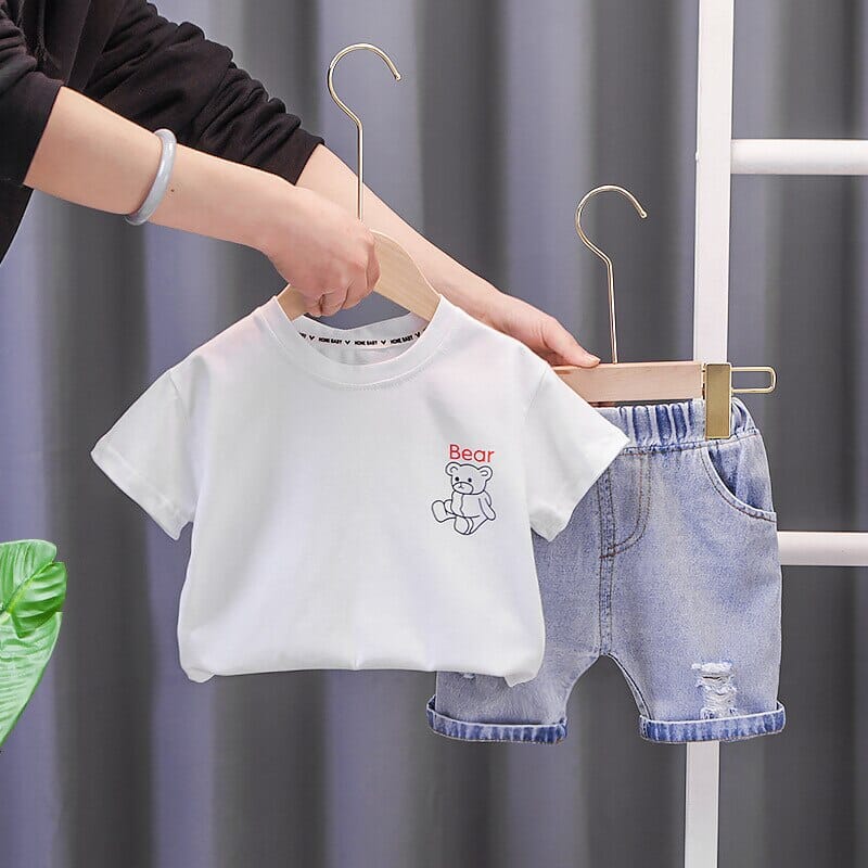 Conjunto Infantil Masculino Urso Asinha