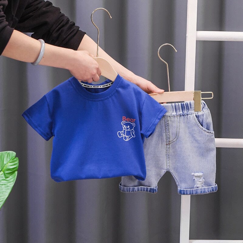 Conjunto Infantil Masculino Urso Asinha