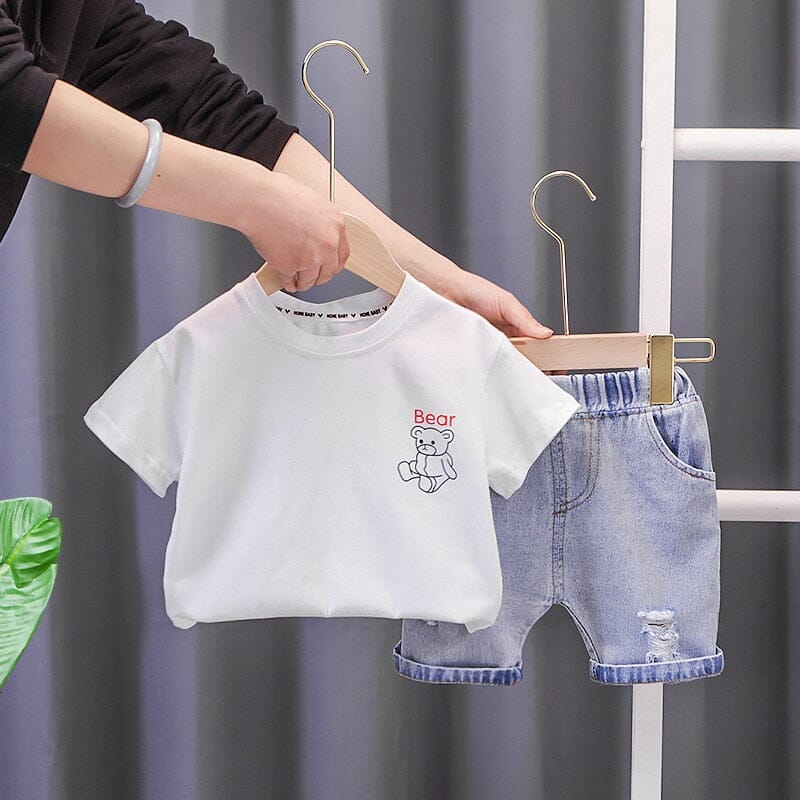 Conjunto Infantil Masculino Urso Asinha