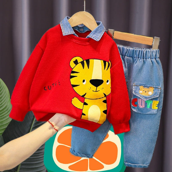 Conjunto Infantil Masculino Urso Fofo