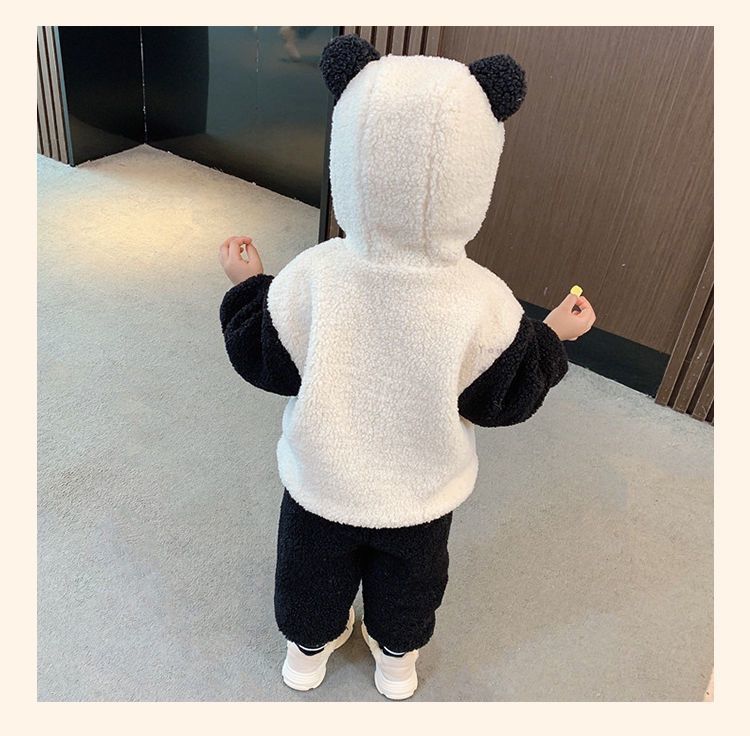 Conjunto Infantil Pelúcia com Capuz