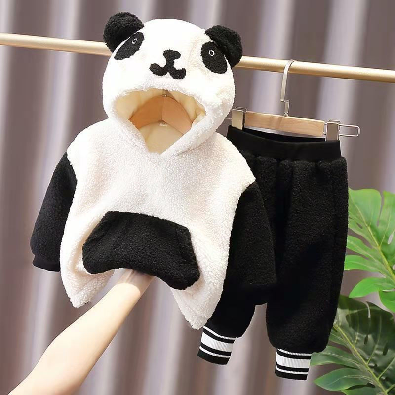 Conjunto Infantil Pelúcia com Capuz
