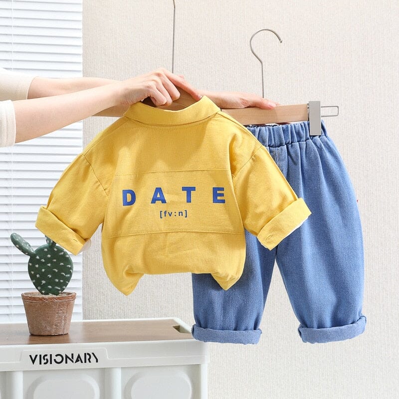 Conjunto Infantil Ursinho 3 Peças Camisa