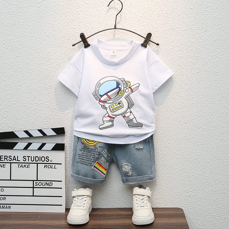 Conjunto Infantil Verão Astronauta