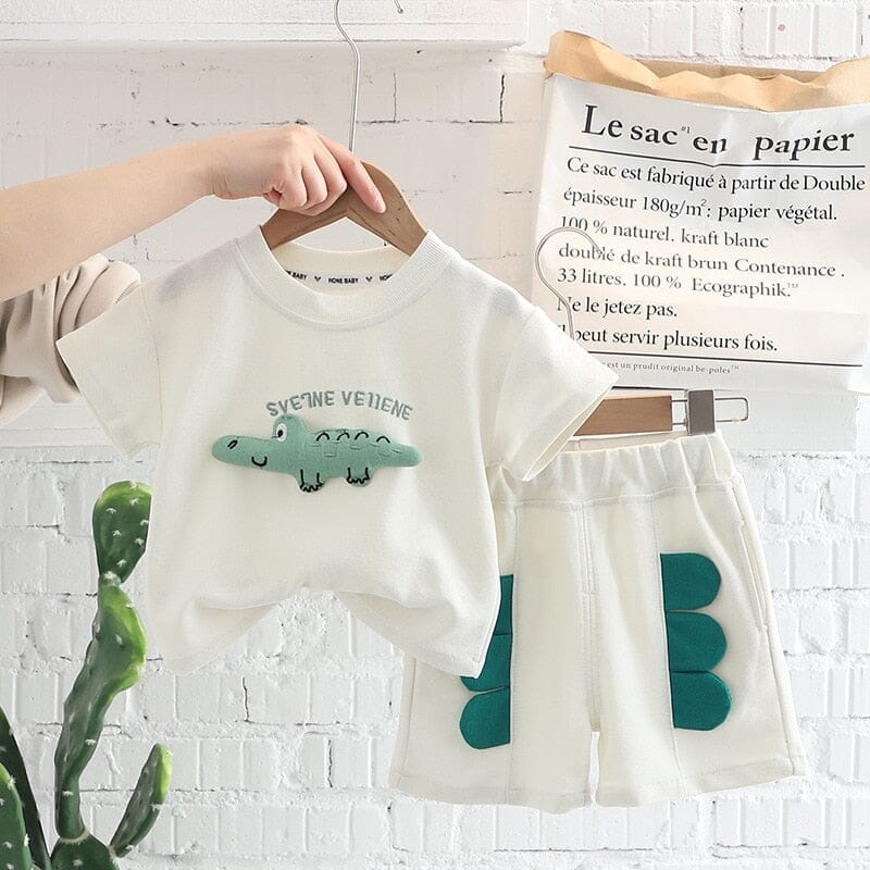 Conjunto Infantil Verão Dinossauro