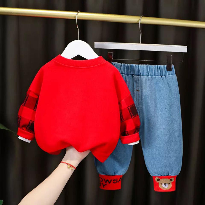 Conjunto Infantil Masculino Moderno Ursinho