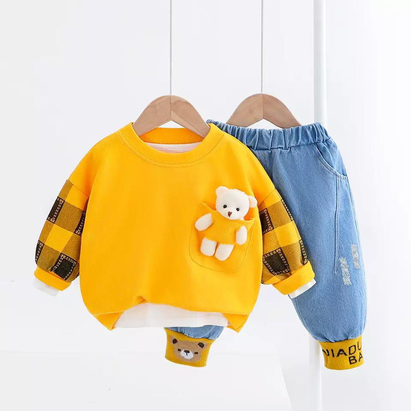 Conjunto Infantil Masculino Moderno Ursinho