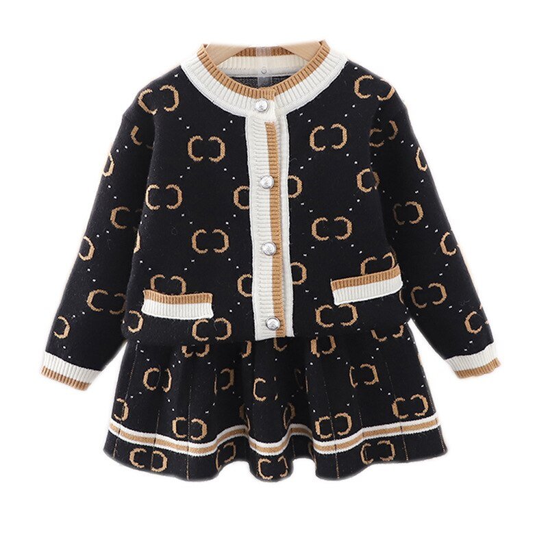 Conjunto Infantil Feminino Luxo Botões