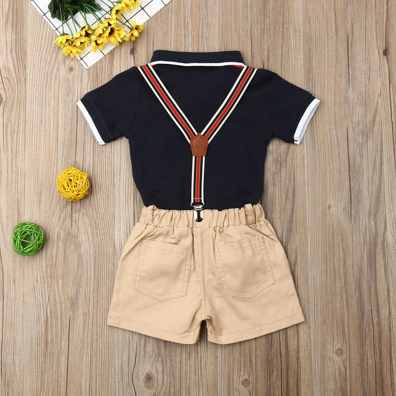 Conjunto Infantil Masculino Suspensório