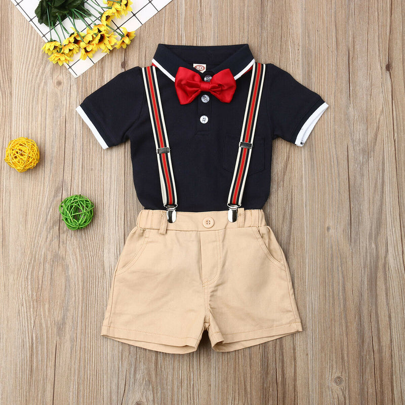 Conjunto Infantil Masculino Suspensório