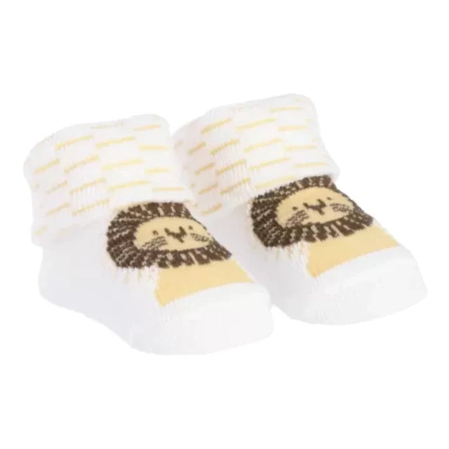 Kit Meia Masculina Pimpolho Tigre e Leão Com 2 Pares RN
