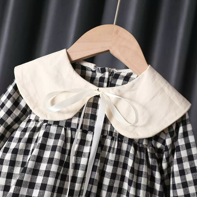Vestido Infantil Xadrez Golinha