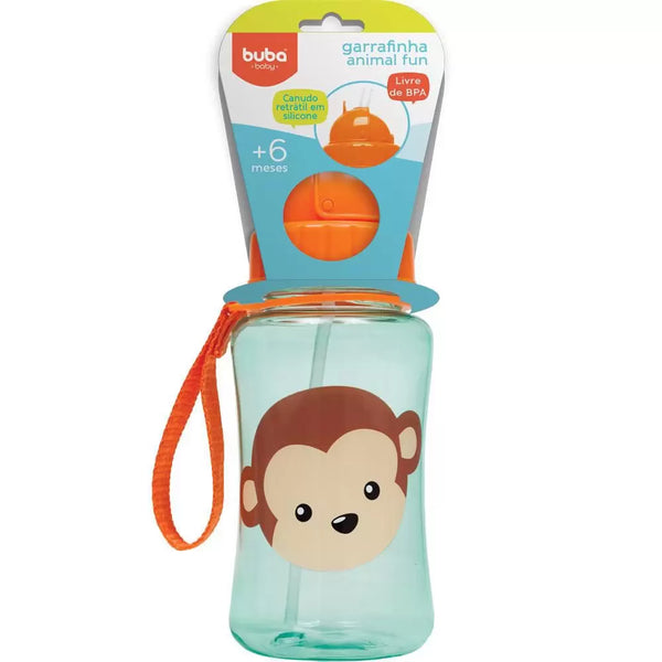 Garrafinha Buba Baby Animal Fun Macaco Buba Baby