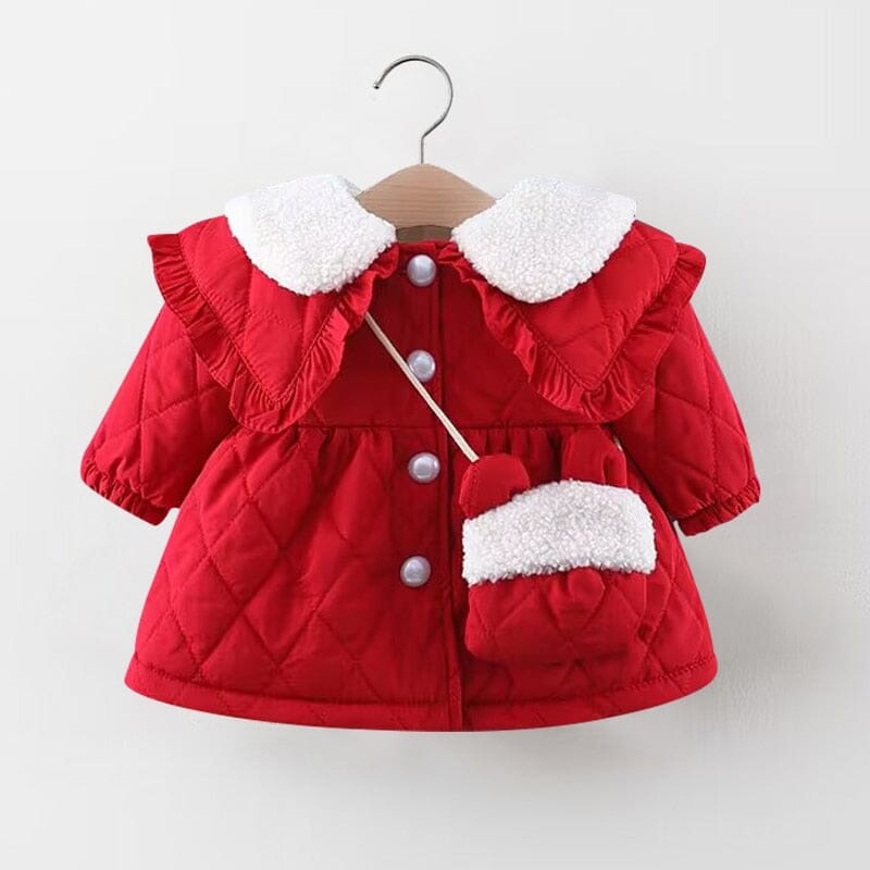 Jaqueta Infantil Gola Pelinhos + Bolsinha