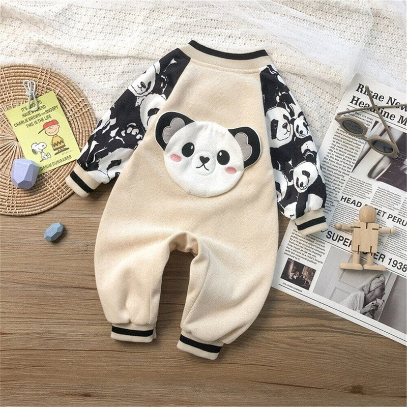 Macacão Infantil Zíper Pandinha