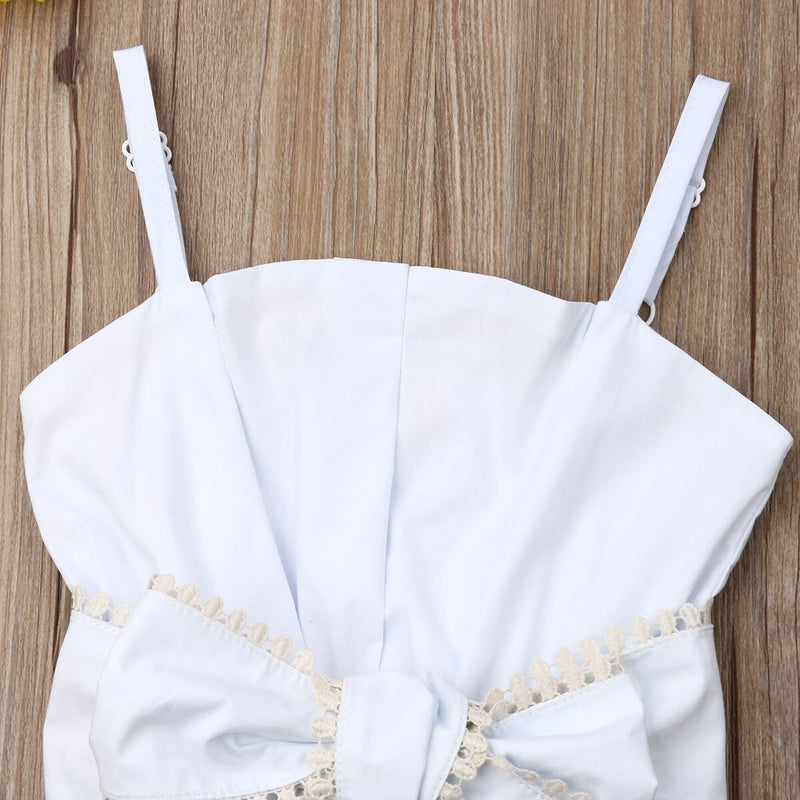 Macaquinho Infantil Feminino Laço
