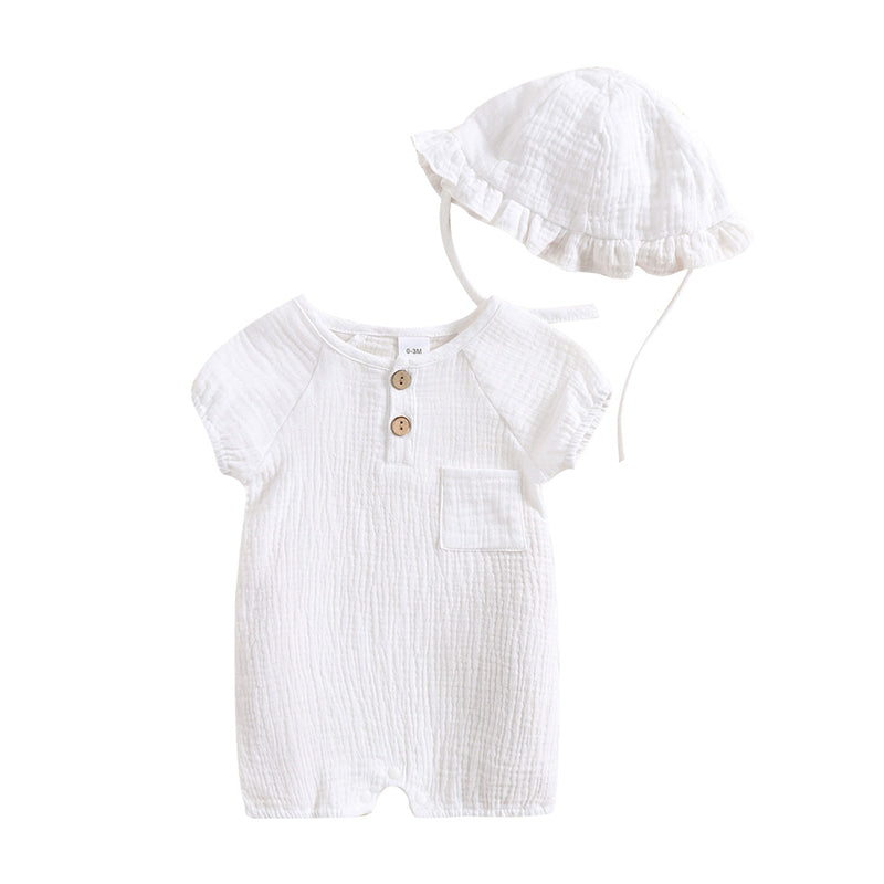 Macaquinho Infantil Feminino com Touca