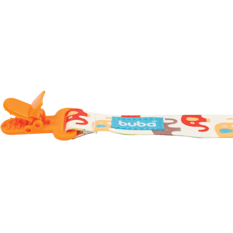 Prendedor de Chupeta Buba Baby Elefantinhos 3+