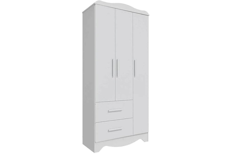 Guarda Roupa Clara Peroba 3 Porta Lisa Plus