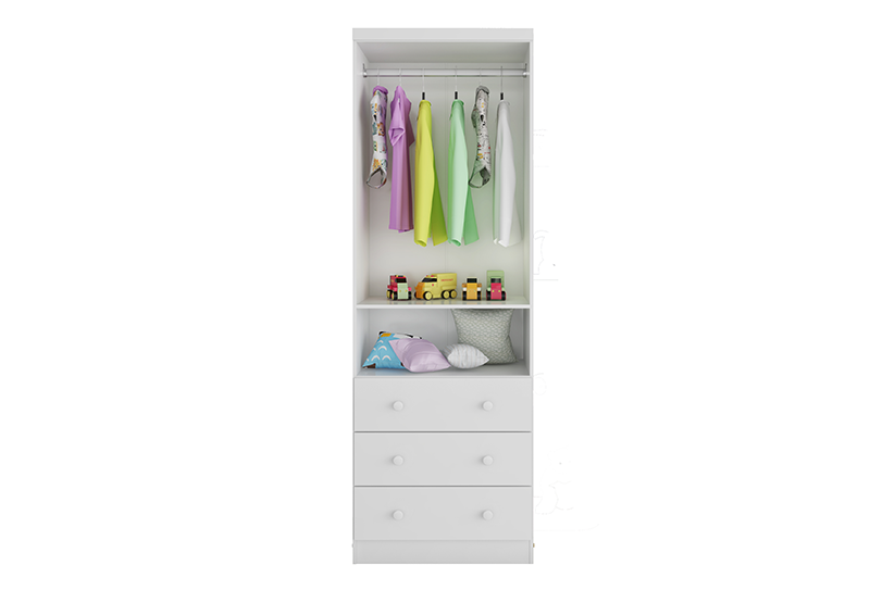 Guarda Roupa Smim New 2 Porta Peroba