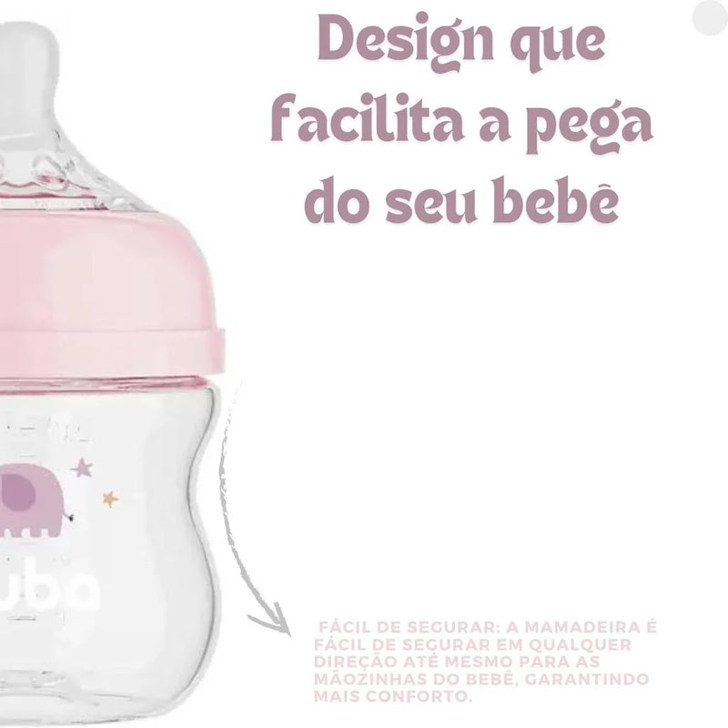 Mamadeira Buba Easy Flow Elefante +0M