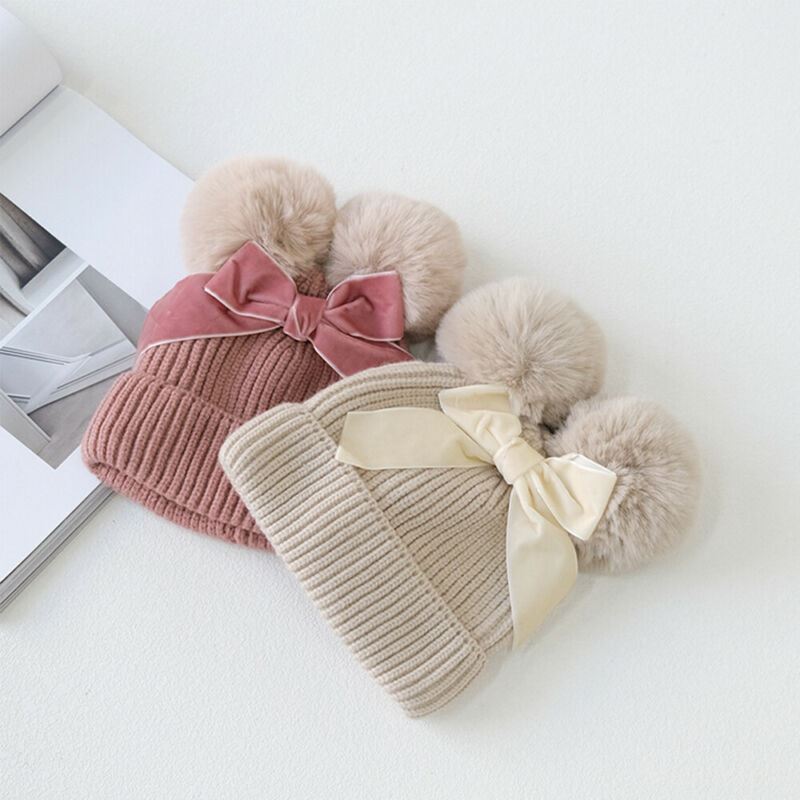 Touca Pompom e Laço