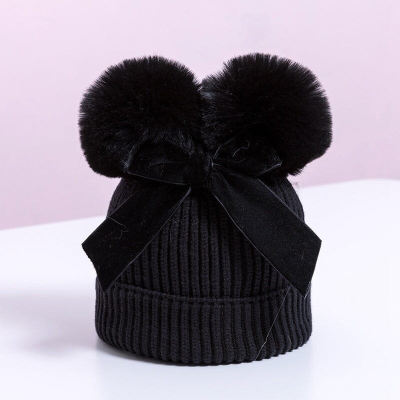 Touca Pompom e Laço