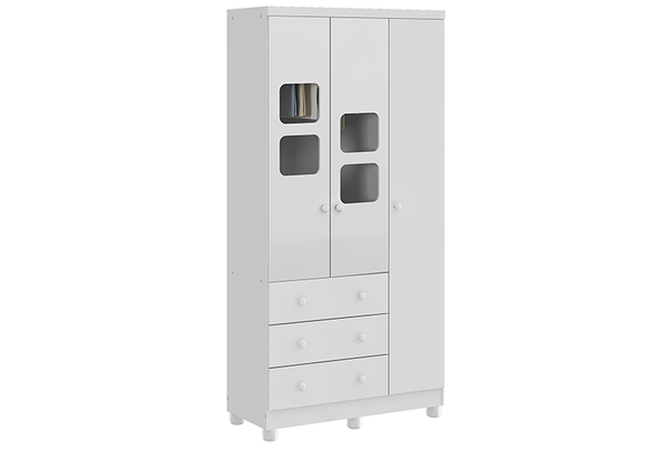 Guarda Roupa Uli New Peroba 3 Porta