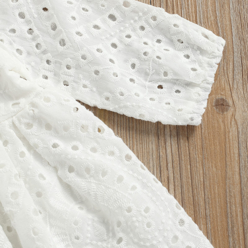 Vestido Infantil Feminino Branquinho Clássico